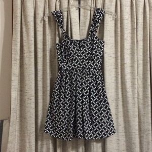 Kirna Zabete Geometric Print Mini Dress